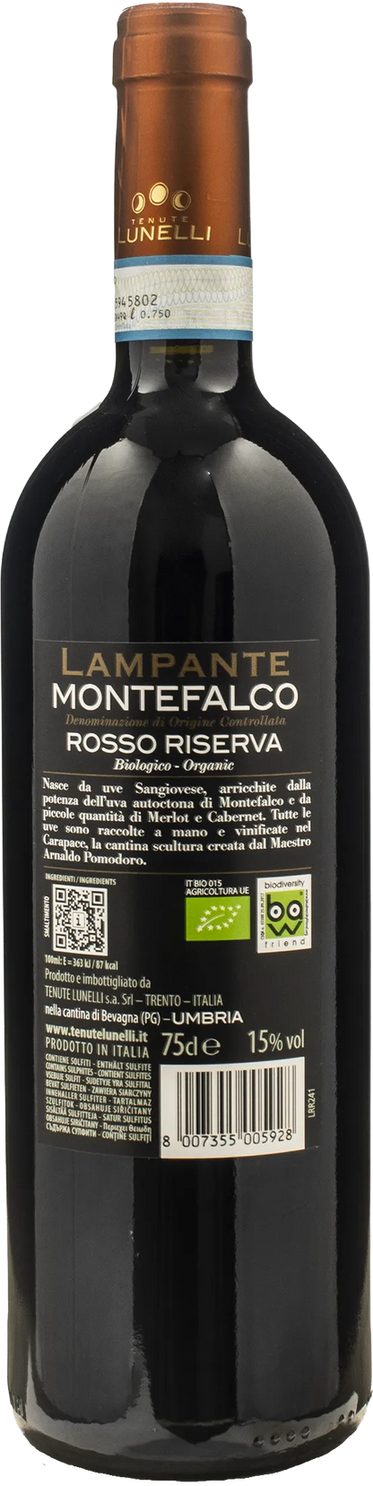 Tenute Lunelli Castelbuono Montefalco Rosso Lampante Riserva 2022