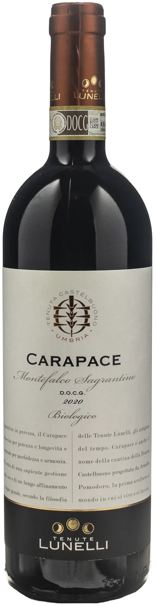 Tenute Lunelli Castelbuono Montefalco Sagrantino Carapace 2020