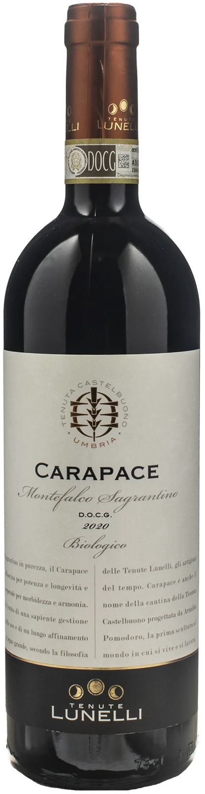 Tenute Lunelli Castelbuono Montefalco Sagrantino Carapace 2020