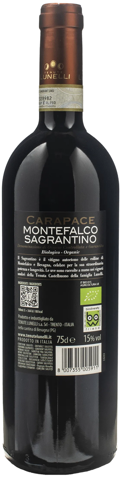 Tenute Lunelli Castelbuono Montefalco Sagrantino Carapace 2020