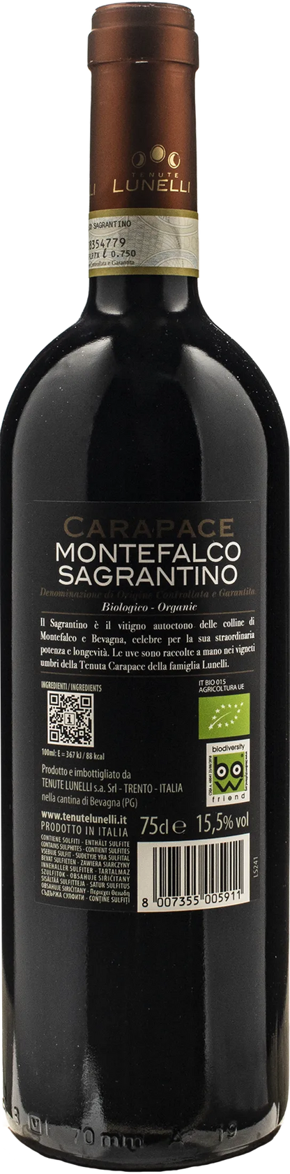 Tenute Lunelli Castelbuono Montefalco Sagrantino Carapace 2021