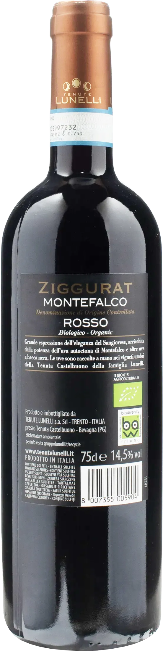 Tenute Lunelli Castelbuono Ziggurat Montefalco 2022