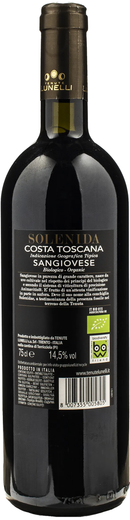Tenute Lunelli Podernovo Costa Toscana Sangiovese Solenida 2019