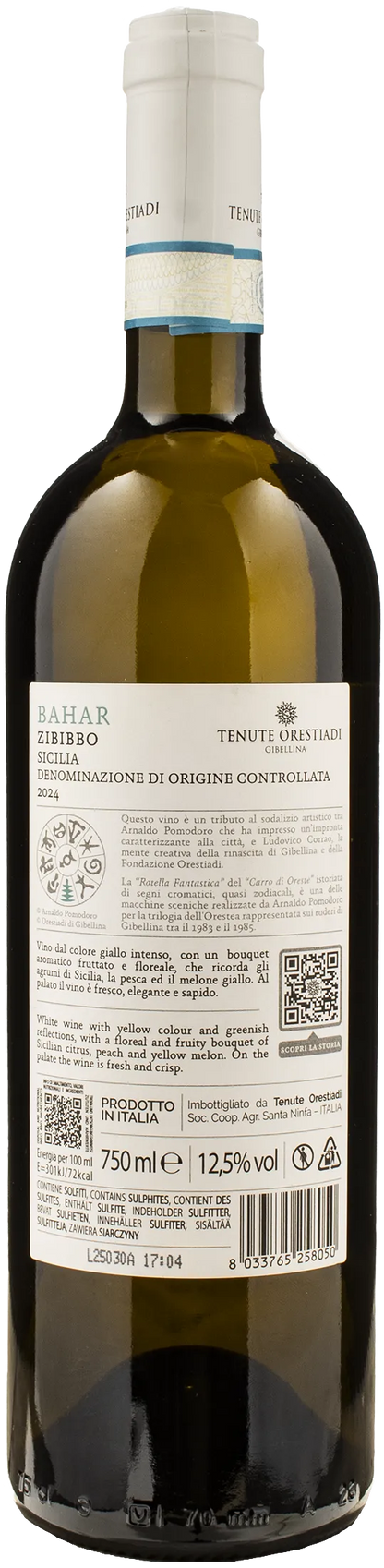 Tenute Orestiadi Bahar Zibibbo 2024
