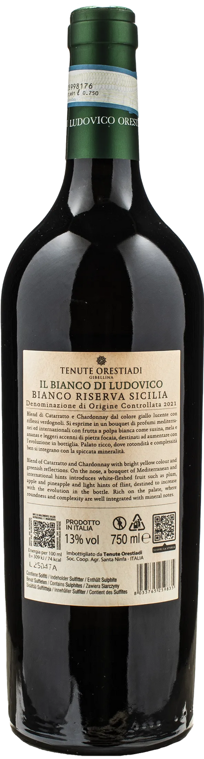 Tenute Orestiadi Gibellina Il Bianco di Ludovico Riserva 2021