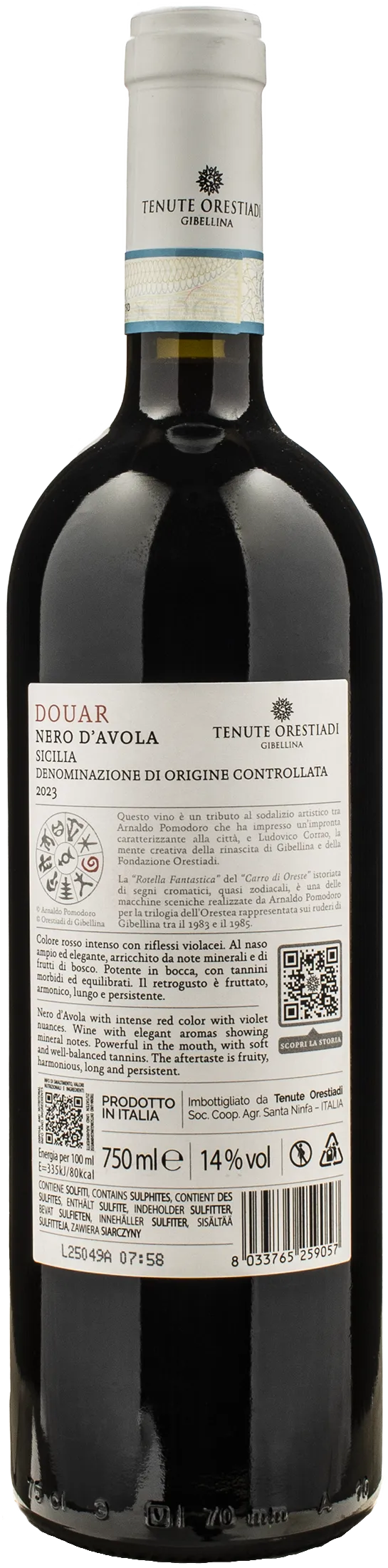 Tenute Orestiadi Gibellina Nero d'Avola Douar 2023