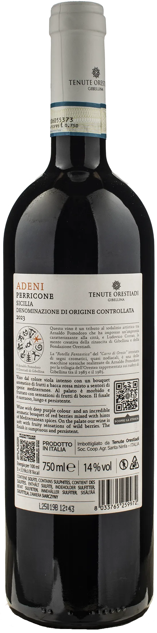 Tenute Orestiadi Gibellina Perricone Adeni 2023