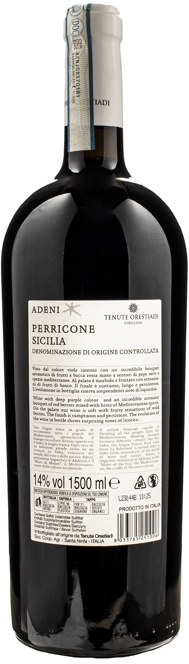 Tenute Orestiadi Gibellina Perricone Adeni Magnum 2021