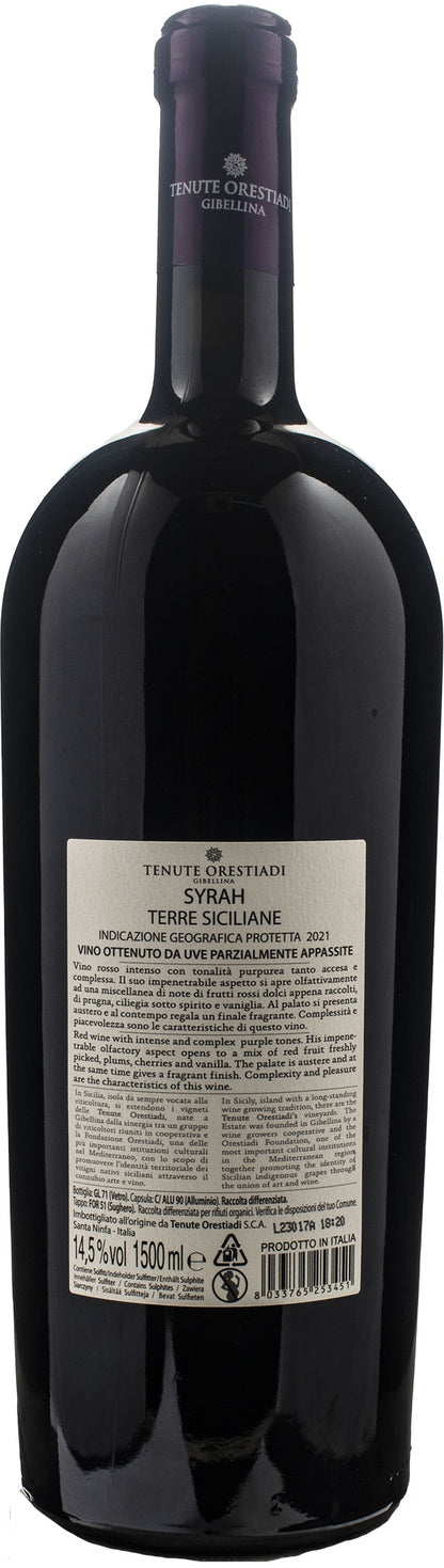 Tenute Orestiadi Paxmentis Syrah Leggermente Appassito Magnum 2021
