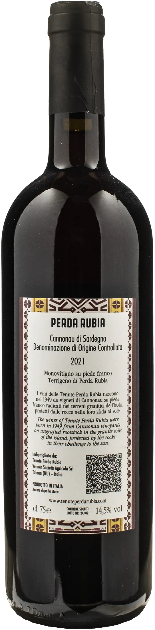 Tenute Perda Rubia Cannonau di Sardegna Perda Rubia 2021