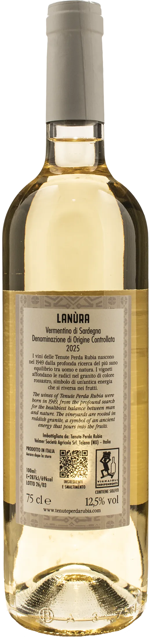 Tenute Perda Rubia Vermentino di Sardegna Lanura 2025