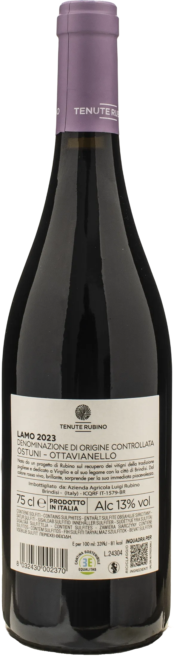 Tenute Rubino Ottavianello Lamo 2023