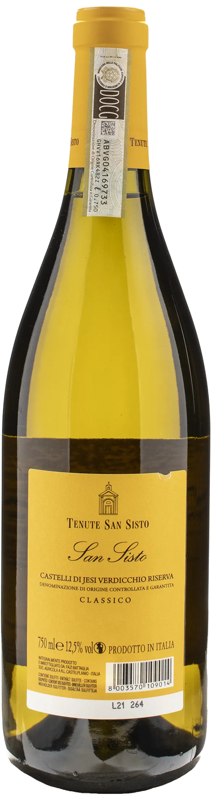 Tenute San Sisto Verdicchio Dei Castelli Di Jesi Classico San Sisto Riserva 2020