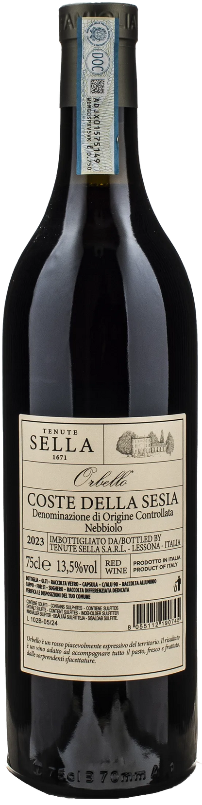 Tenute Sella Orbello Coste della Sesia Nebbiolo 2023
