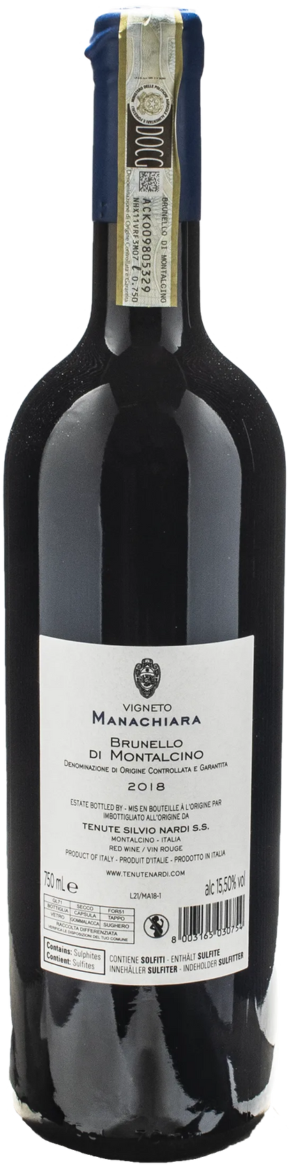 Tenute Silvio Nardi Brunello di Montalcino Manachiara 2018