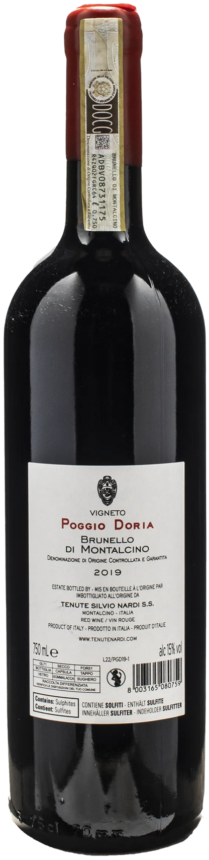 Tenute Silvio Nardi Brunello di Montalcino Poggio Doria 2019