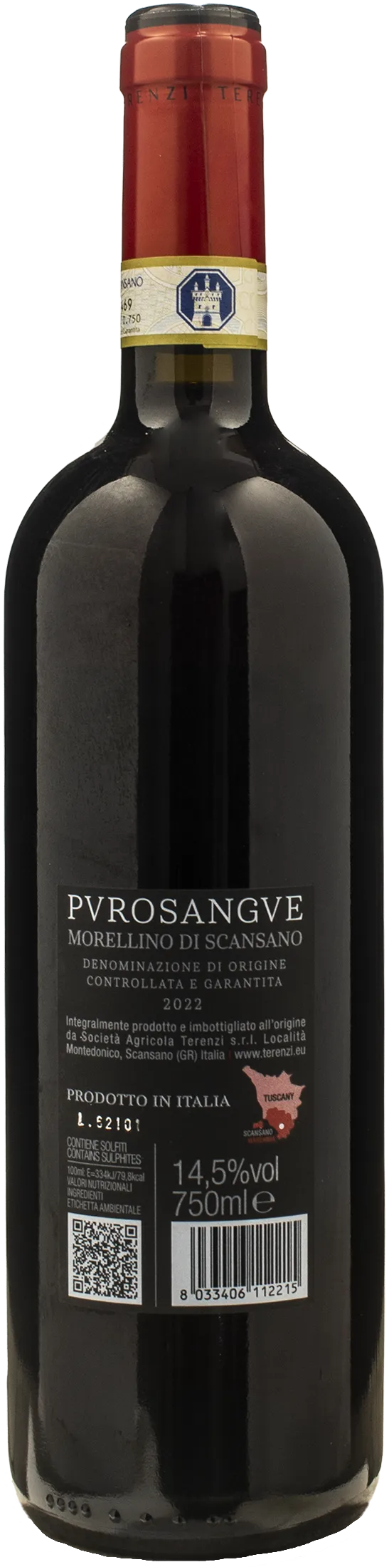 Terenzi Morellino di Scansano Purosangue 2022