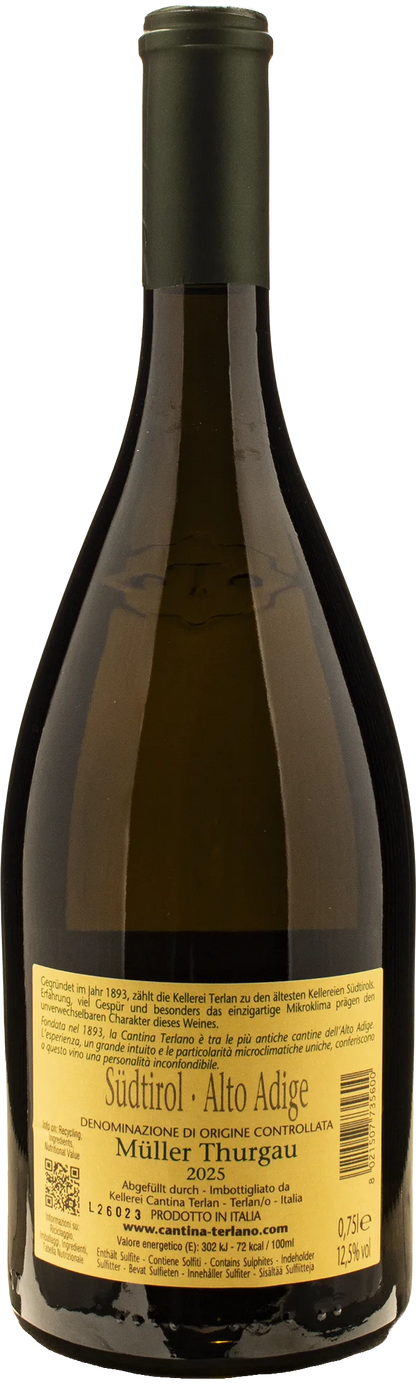 Terlano Alto Adige Muller Thurgau Tradition 2025