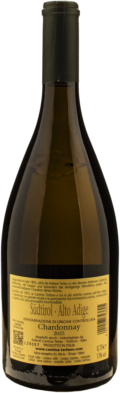 Terlano Chardonnay Tradition 2025