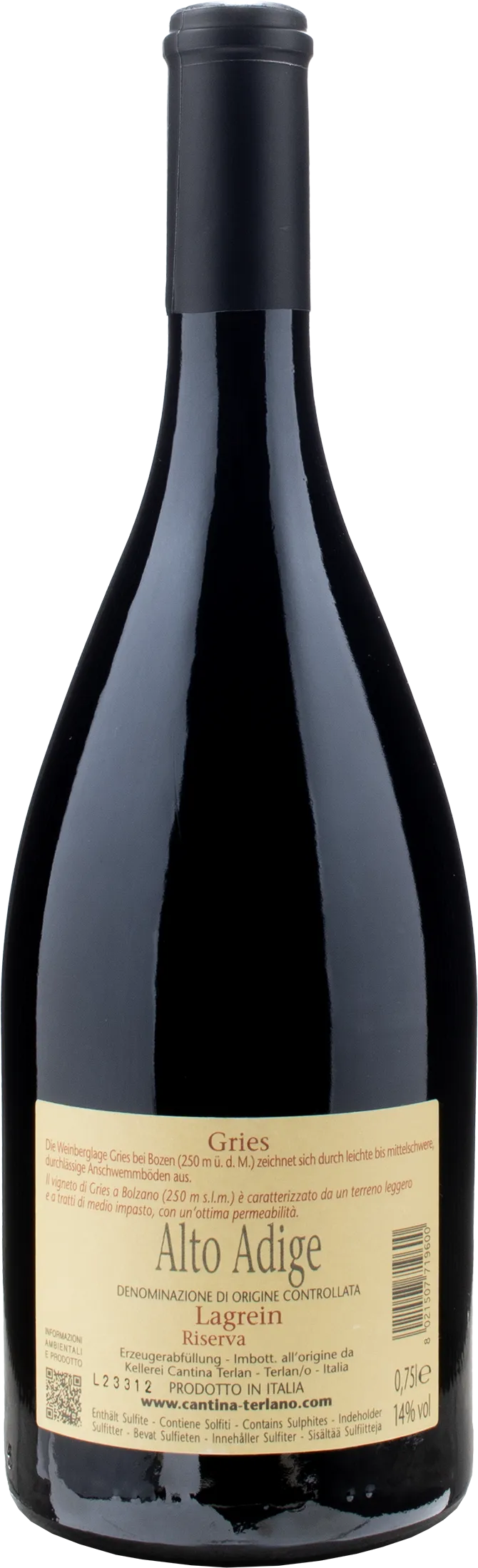 Terlano Lagrein Gries Riserva 2021