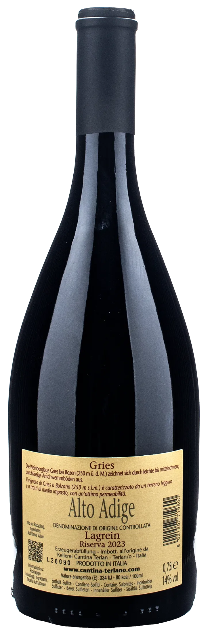 Terlano Lagrein Gries Riserva 2023