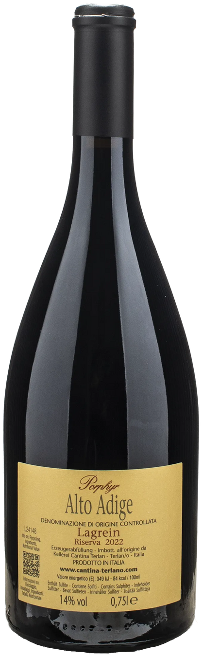 Terlano Lagrein Porphyr Riserva 2022