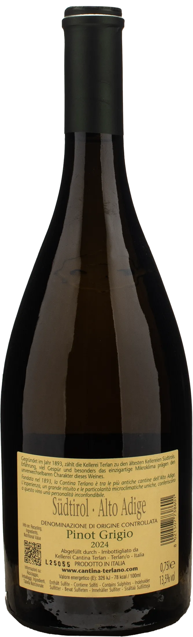 Terlano Pinot Grigio Tradition 2024