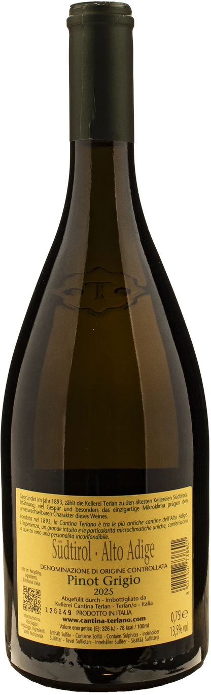 Terlano Pinot Grigio Tradition 2025