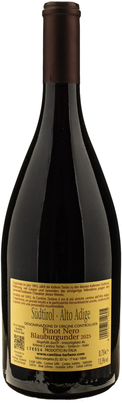 Terlano Pinot Nero Tradition 2025