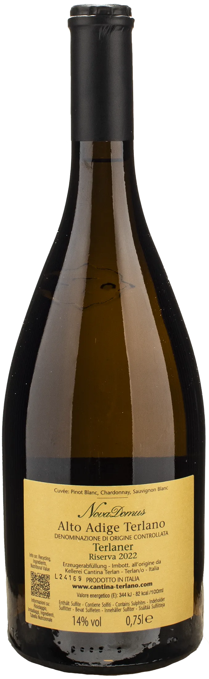 Terlano Terlaner Cuvée Nova Domus Riserva 2022