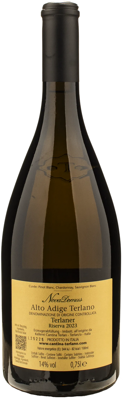 Terlano Terlaner Cuvee Nova Domus Riserva 2023