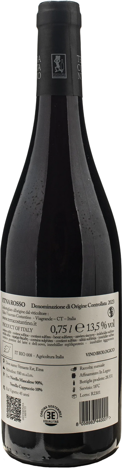 Terra Costantino Etna Rosso DeAetna 2023