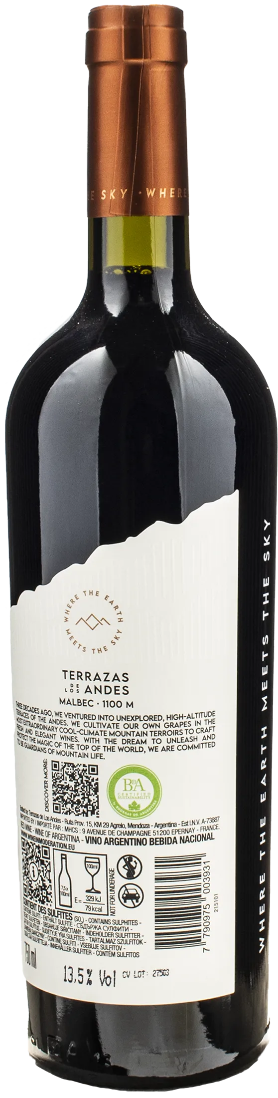 Terrazas de los Andes Malbec 2022