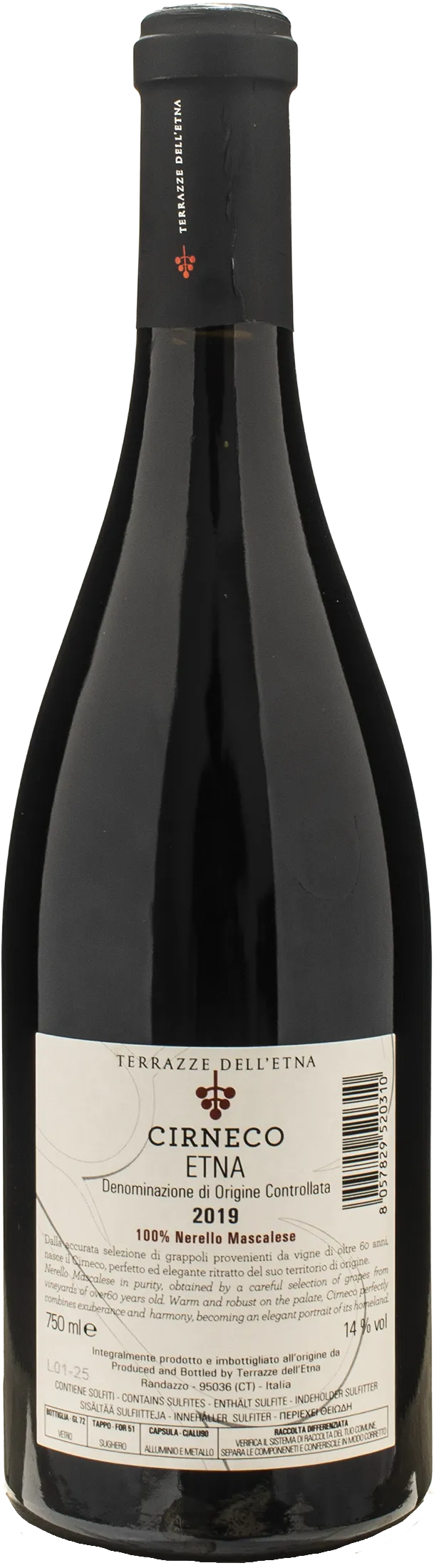 Terrazze dell'Etna Etna Rosso Cirneco 2019