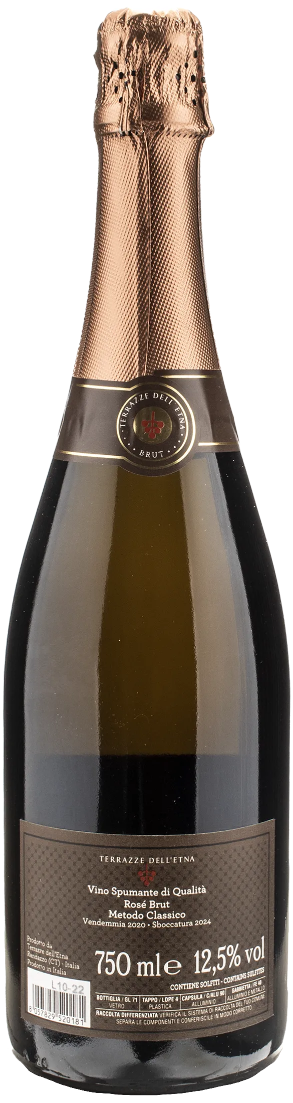 Terrazze dell'Etna Metodo Classico Rosé Brut 2020