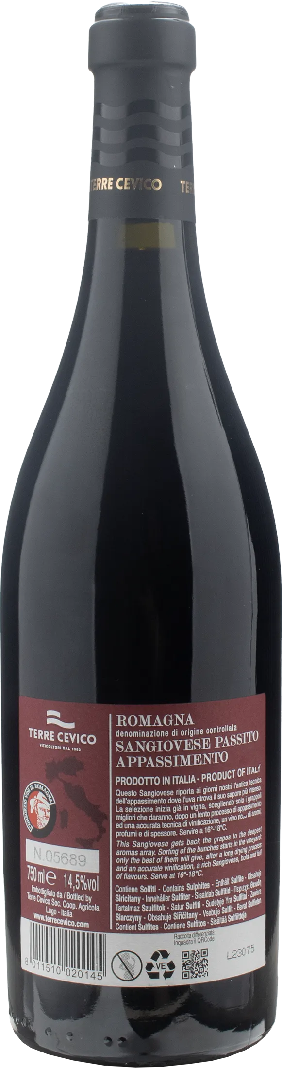 Terre Cevico Romagna Sangiovese Appassimento 2021