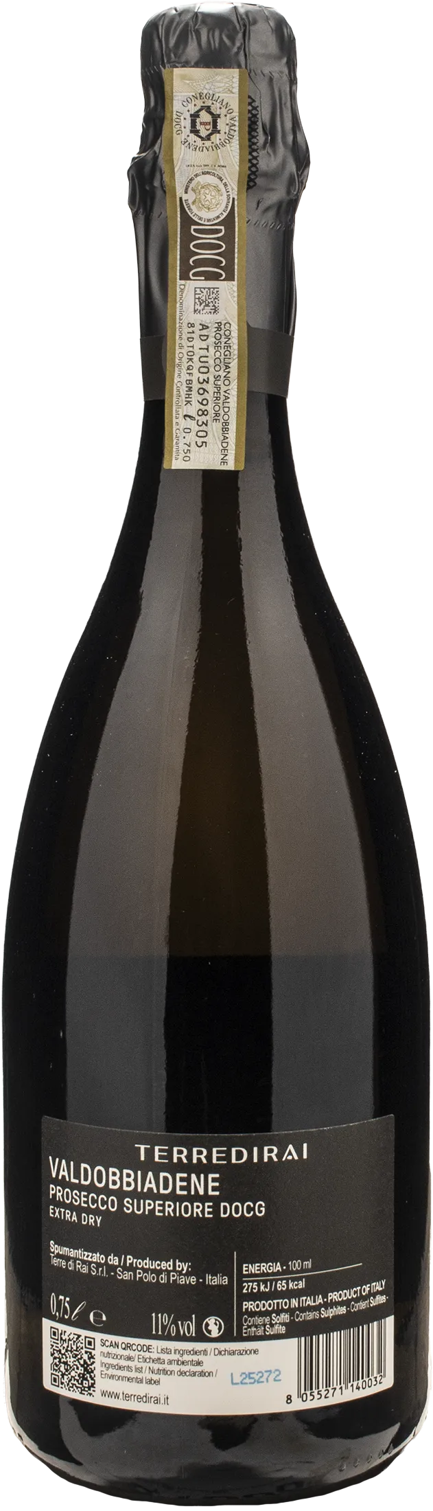Terre di Rai Prosecco Superiore Valdobbiadene Extra Dry