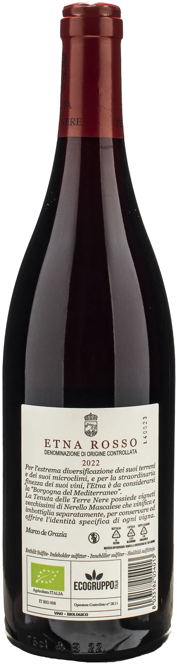 Terre Nere Etna Rosso 2022