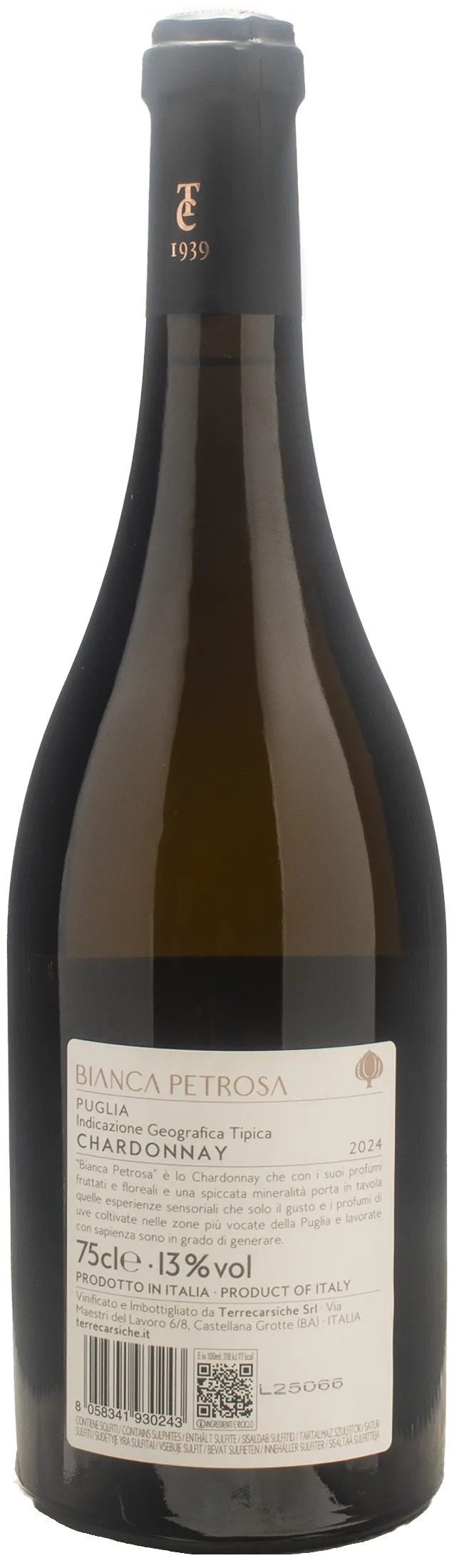 Terrecarsiche1939 Bianca Petrosa Chardonnay 2024