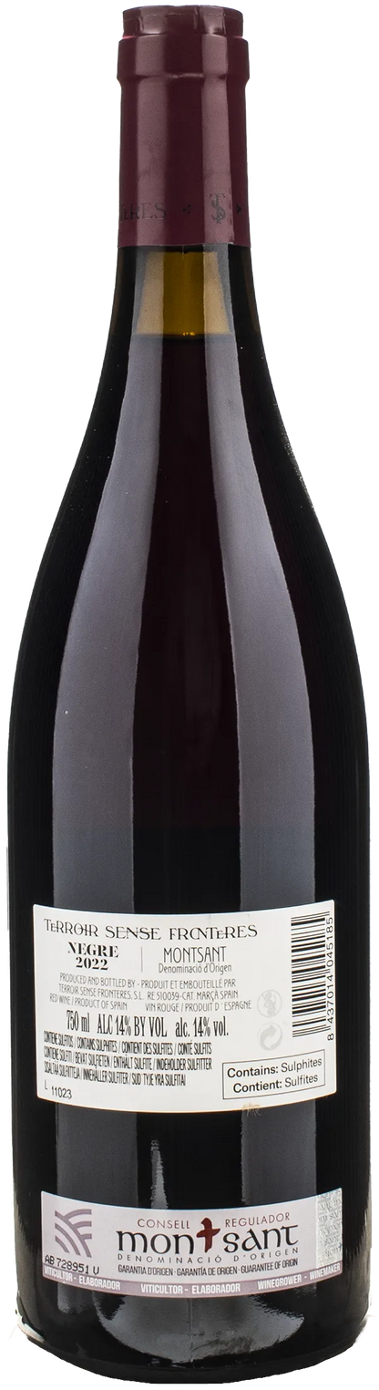 Terroir Al Limit Terroir Sense Fronteres Montsant Negre 2022