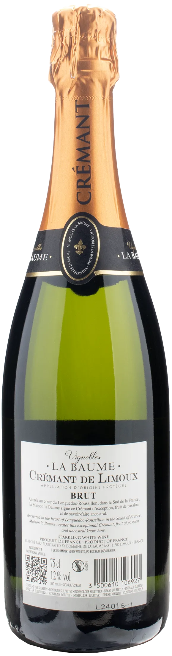 Terroir La Baume Cremant de Limoux Brut