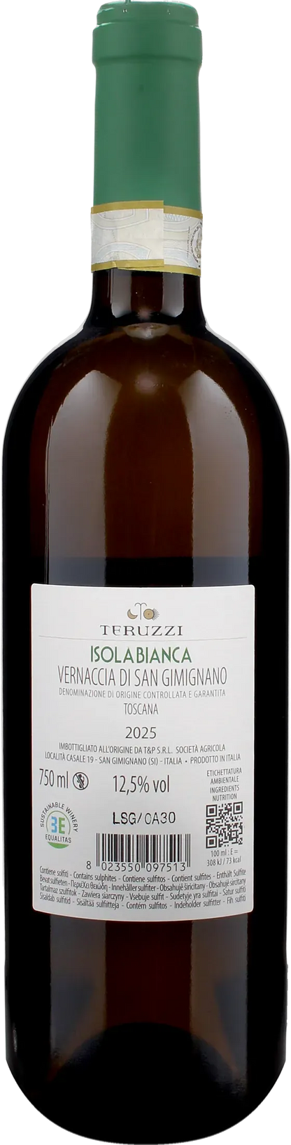 Teruzzi Vernaccia di San Gimignano Isola Bianca 2025