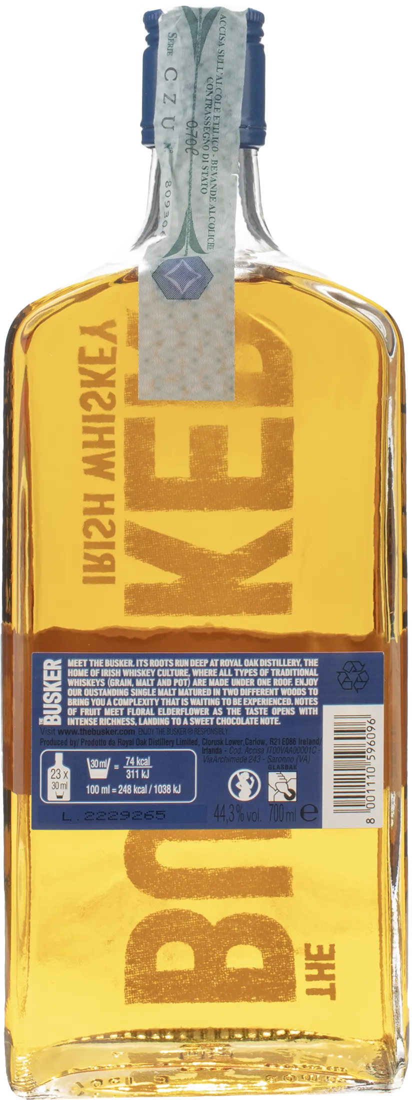 The Busker Irish Whiskey Single Malt