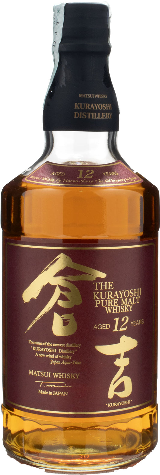 The Kurayoshi Since 1910 Whisky Pure Malt 12 Y.O. 0.7L