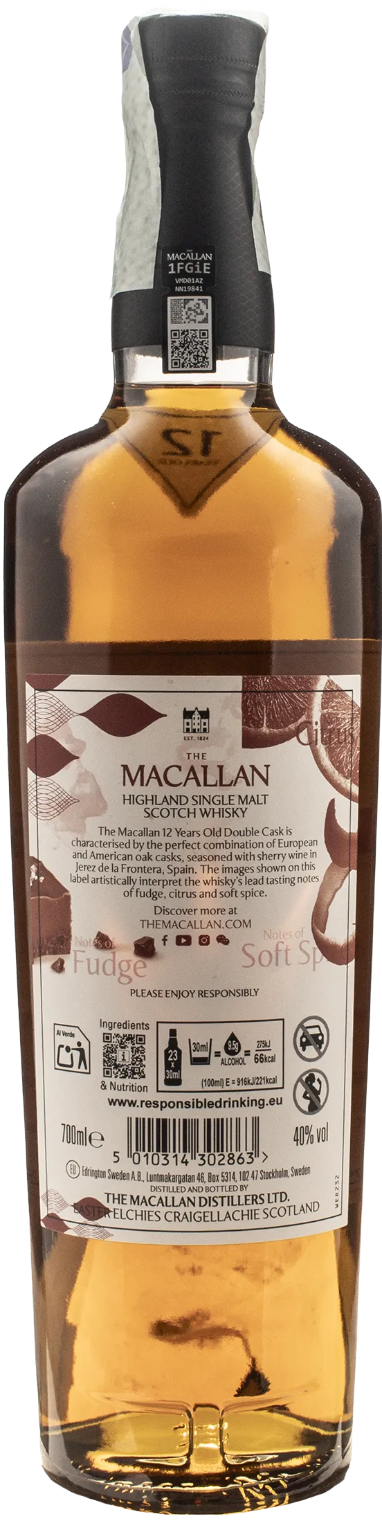 The Macallan Highland Whisky Double Cask 12 Y.O. 0.7L