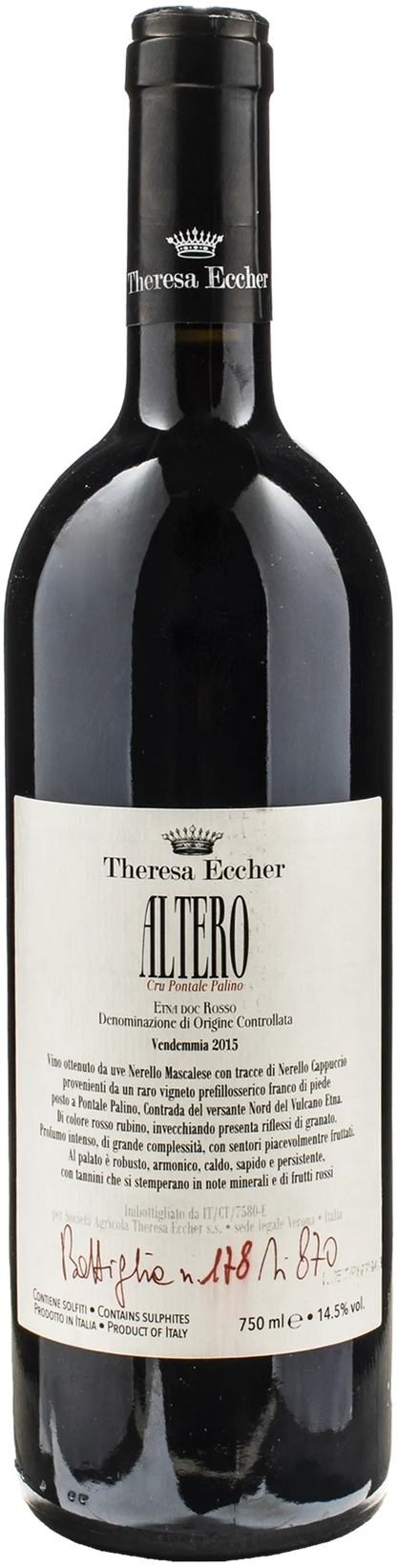 Theresa Eccher Etna Rosso Altero Cru Pontale Palino 2015