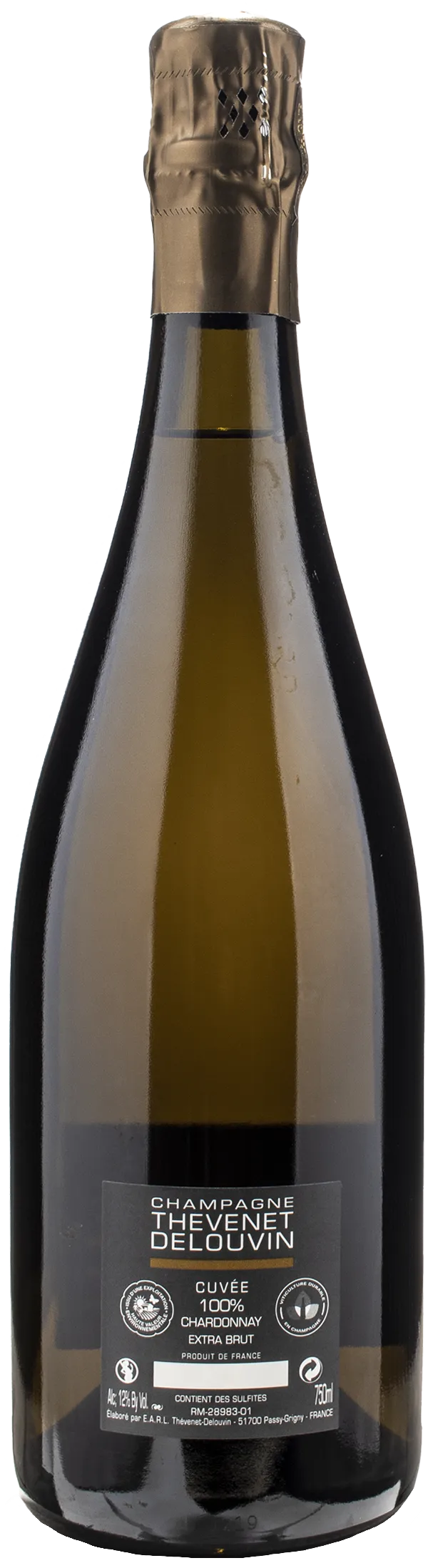 Thevenet Delouvin Champagne Insolite Chardonnay Extra Brut