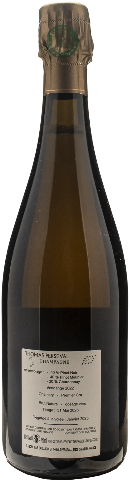 Thomas Perseval Champagne 1er Cru L’art Terre Brut Nature 2022