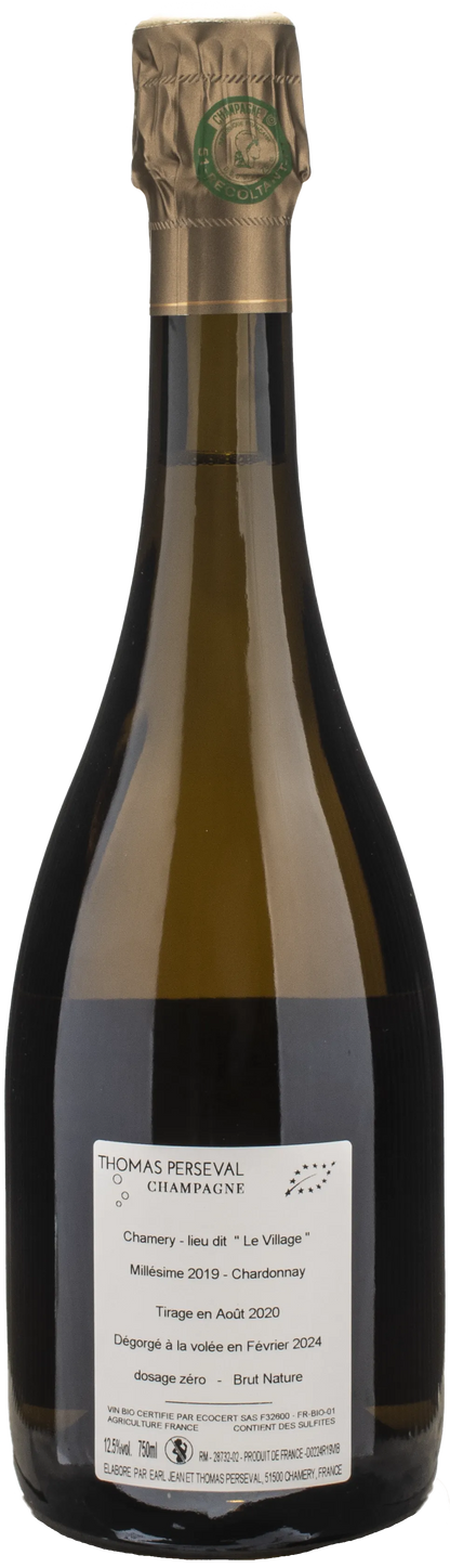 Thomas Perseval Champagne Le Village Chardonnay Brut Nature 2019