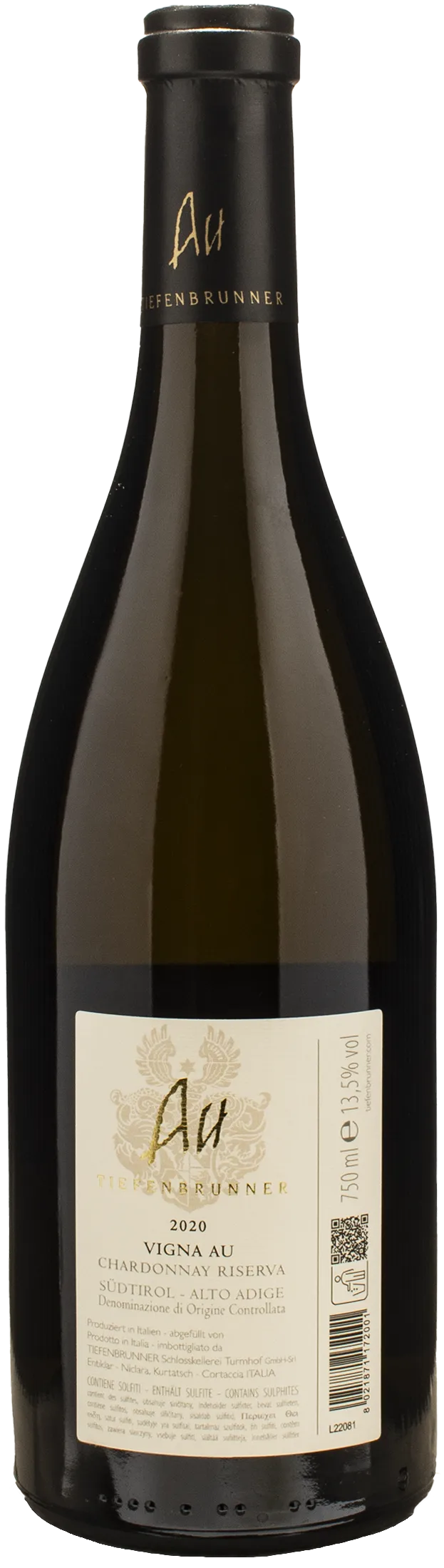 Tiefenbrunner Chardonnay Riserva Vigna Au 2020